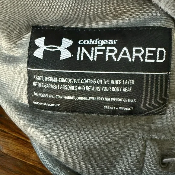 NWOT Men’s Under Armour Navy Blue Performance Zipped Jacket! Medium! - Picture 4 of 9